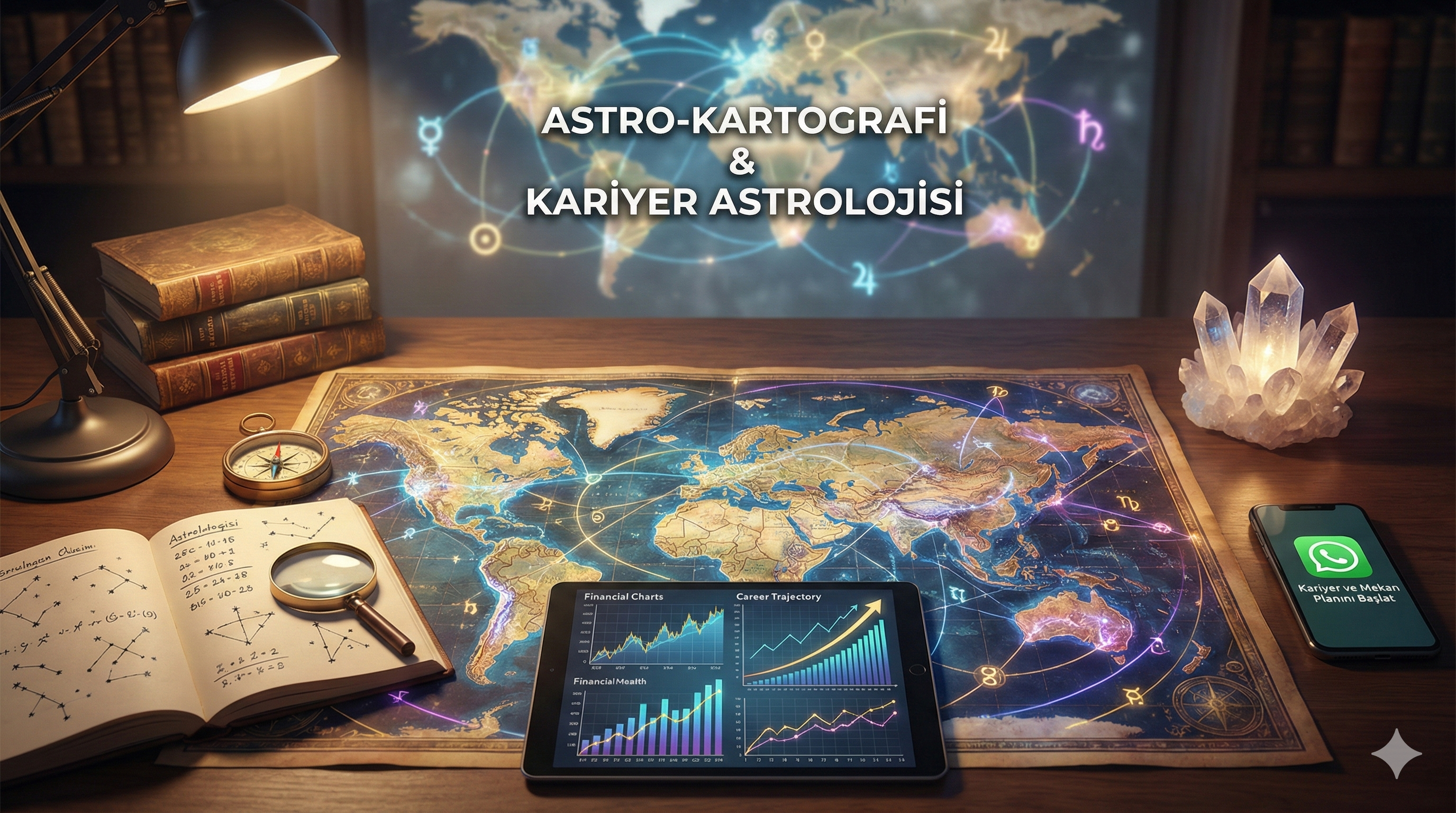 ASTRO-KARTOGRAFİ + İŞ VE KARİYER ASTROLOJİSİ